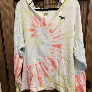 PINK Tye-Dye Sweatshirt